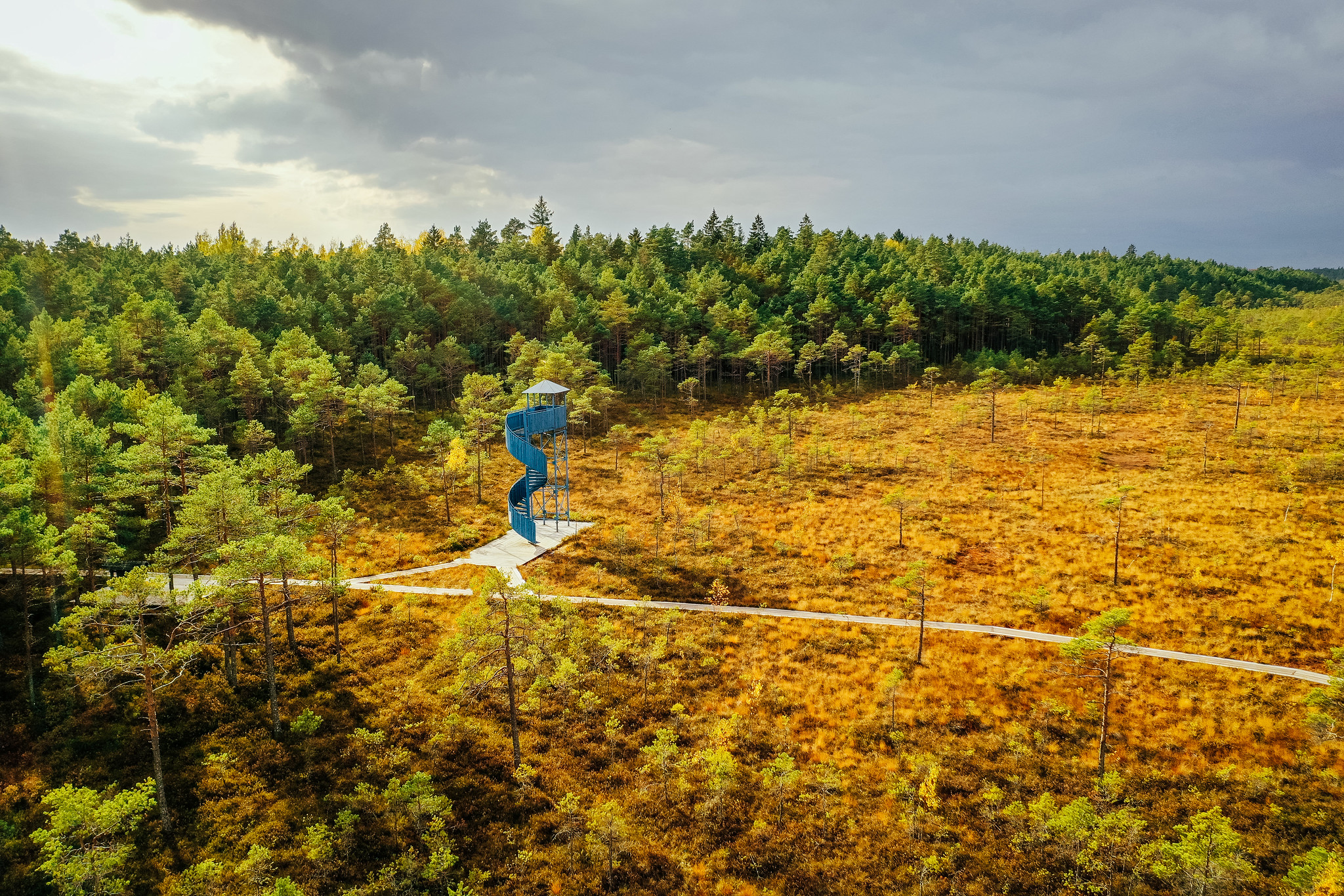 Ingatsi hiking trail in Estonia