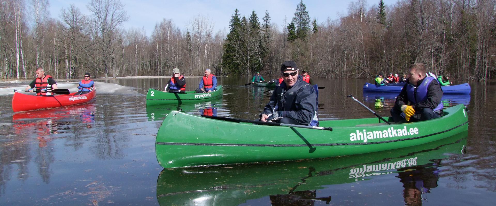 Soomaa National park and high water trips await you! The most memorable way of enjoying the Fifth Season - the period of spring flooding in the nation