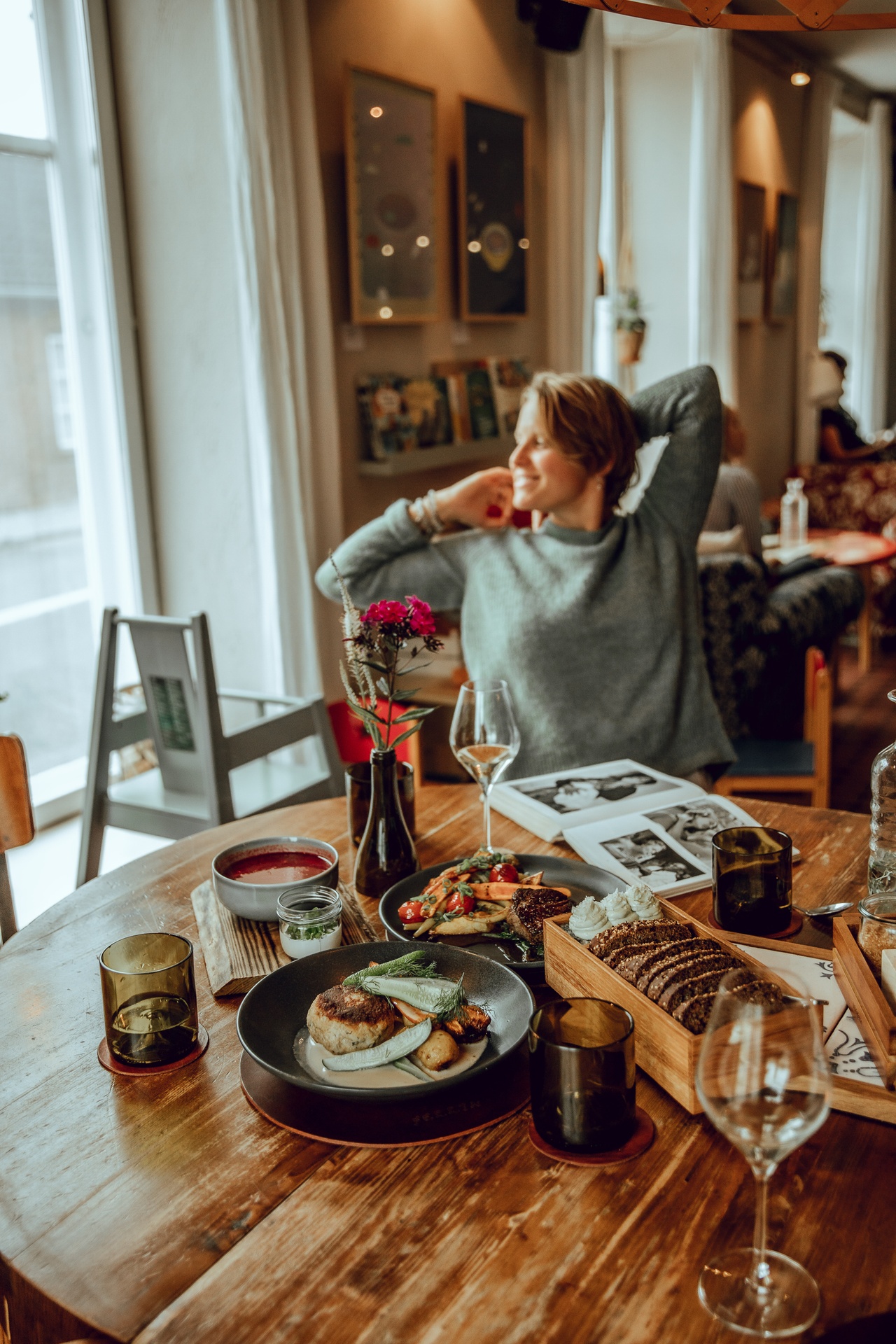 Leisurely lunch at Cafe Fellin in Viljandi