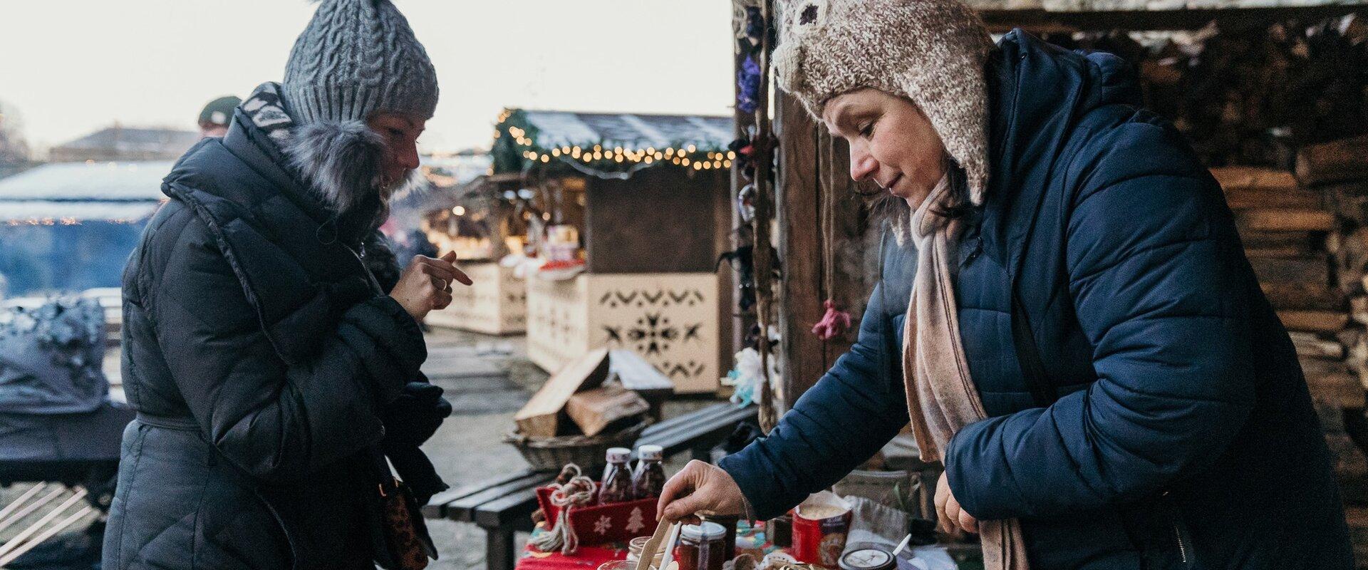 Fair at the Christmas Village in Narva