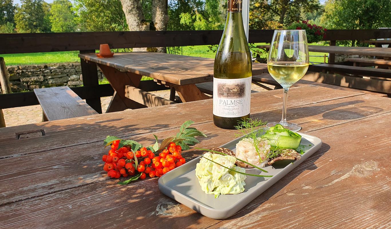 Whitefish tartar at the Palmse Manor