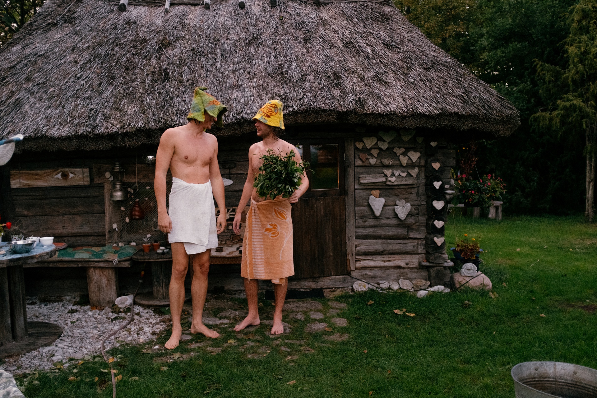 Traditional sauna in Estonia