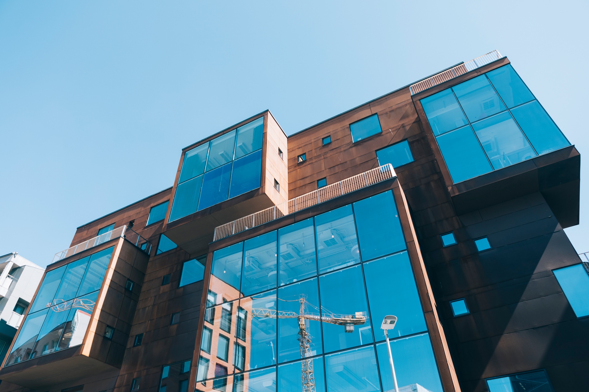 Modern building in Tallinn's Rotermann Quarter