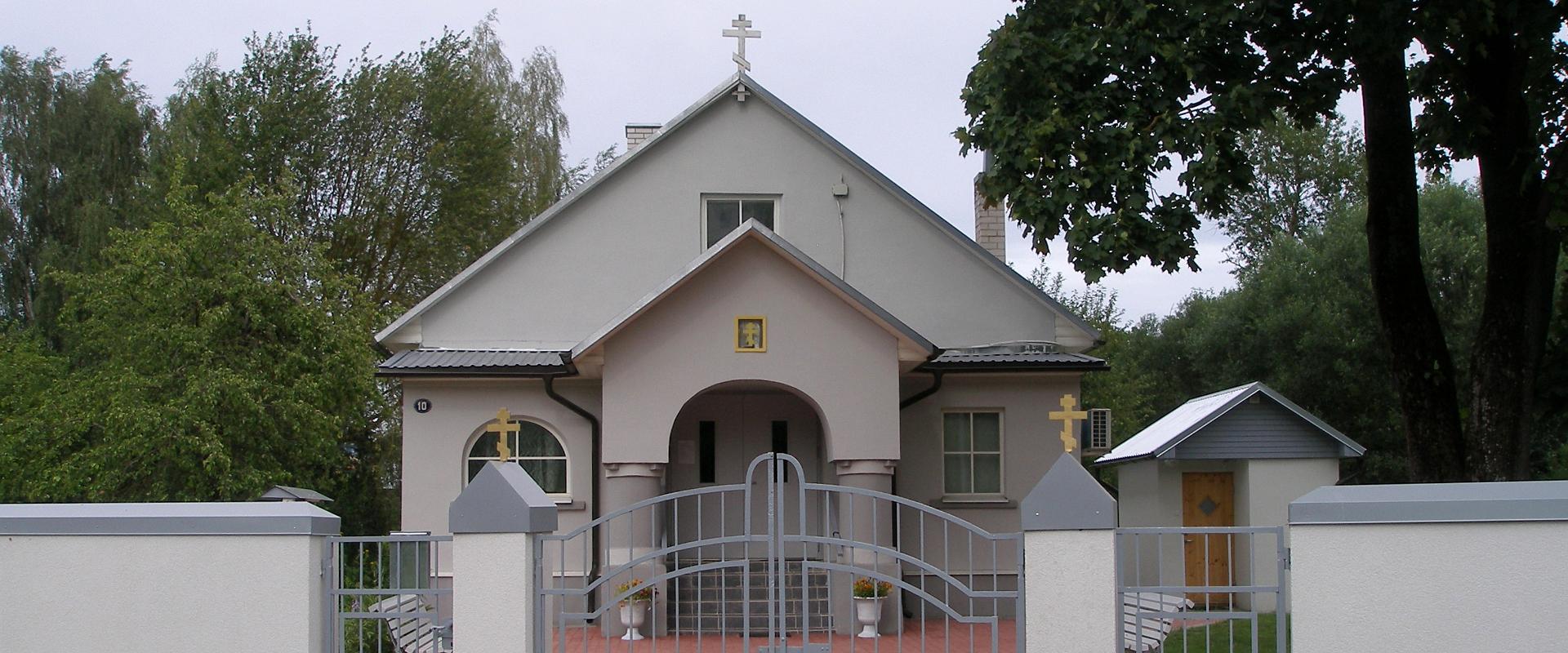 Tartu Old Believers Prayer House is a small and cosy house of God in the hall under the tower of a large and impressive prayer house destroyed by bomb