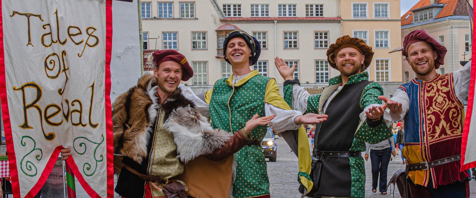 Tales of Reval is a new playful way to experience medieval Tallinn. Our goal is not to fill the heads of our guests with names and numbers, but we wan